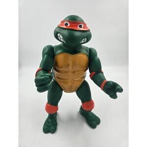 Vtg 1989 Mirage Studios Playmates Toys TMNT Ninja Turtle Michelangelo 13" Figure